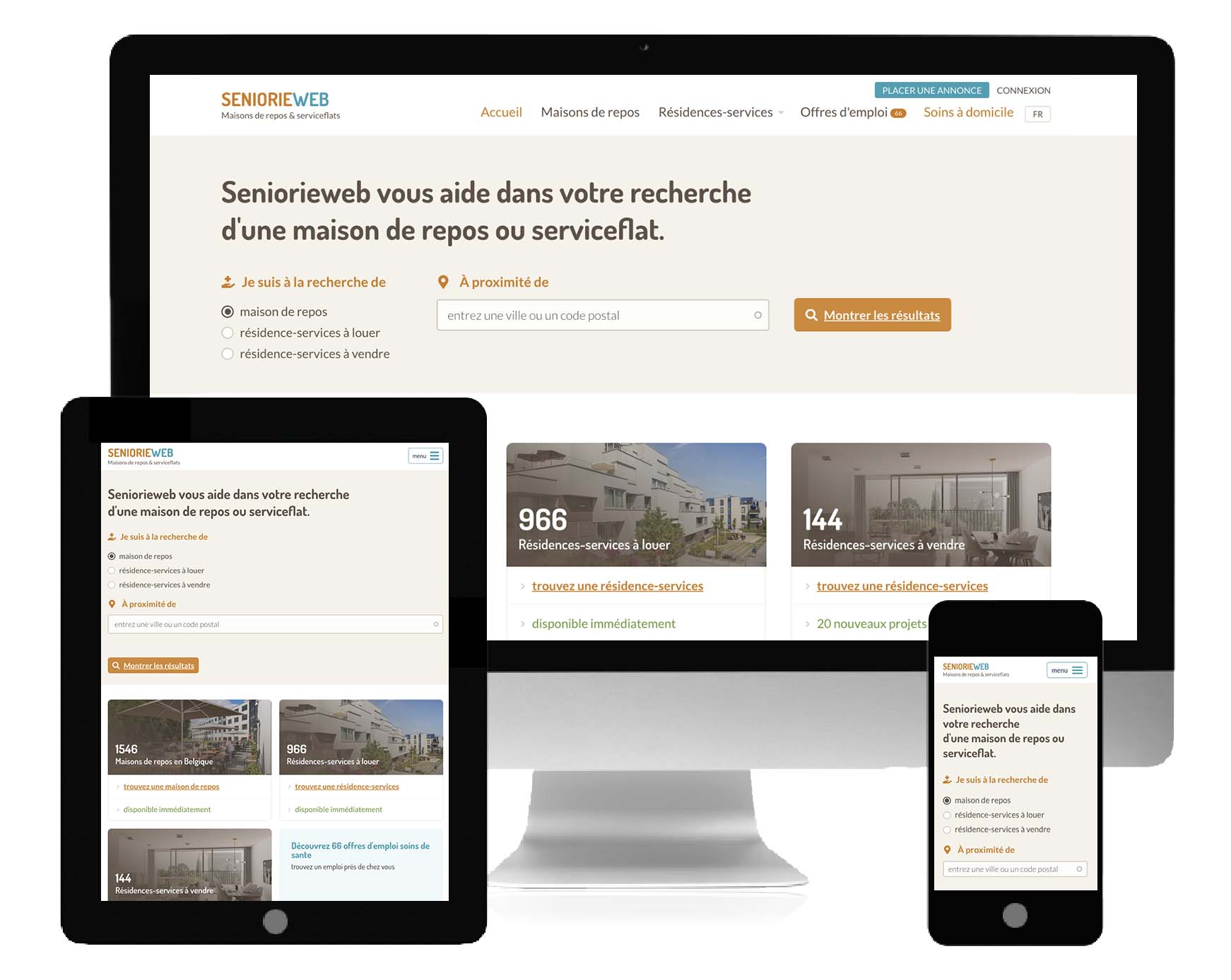 seniorieweb vous aide dans votre recherche d'une maison de repos ou serviceflat.