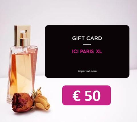 GAGNEZ 1 des 3 chèques-cadeaux d'une valeur de 50 € de ICI Paris XL