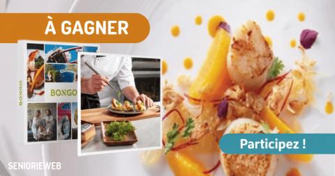 Coffret Bongo « Souper gastronomique d’exception en Belgique », illustré d’un chef dressant une assiette.