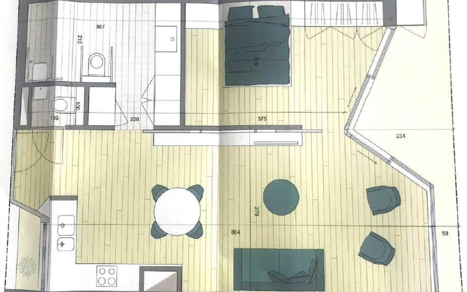 Beukenhof Oostduinkerke  A. Boudrystraat 10  app 1.08