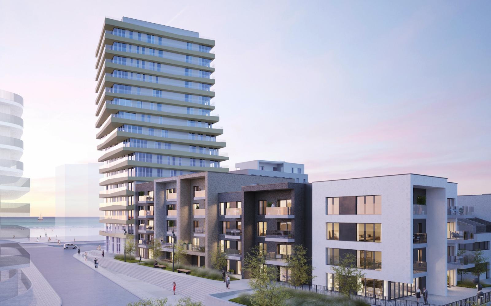 Service flat Senior city O'Sea Oostende ( 61m² , terrasse 7m²)
